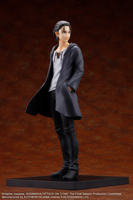 Kotobukiya OSHI WORKS Attack on Titan The Final Season Eren Yeager Figure