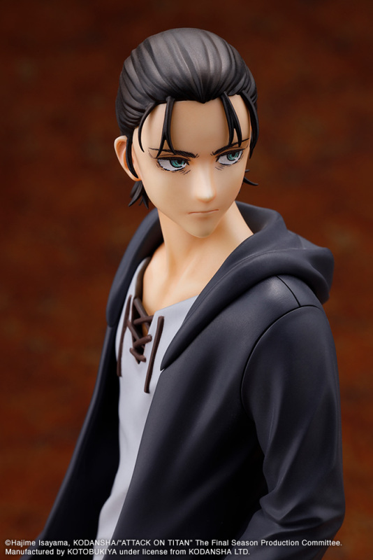 Kotobukiya OSHI WORKS Attack on Titan The Final Season Eren Yeager Figure