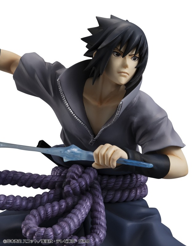 MegaHouse GEM Series NARUTO Shippuden Sasuke Uchiha Shinobi World War Ver Figure (Reissue)