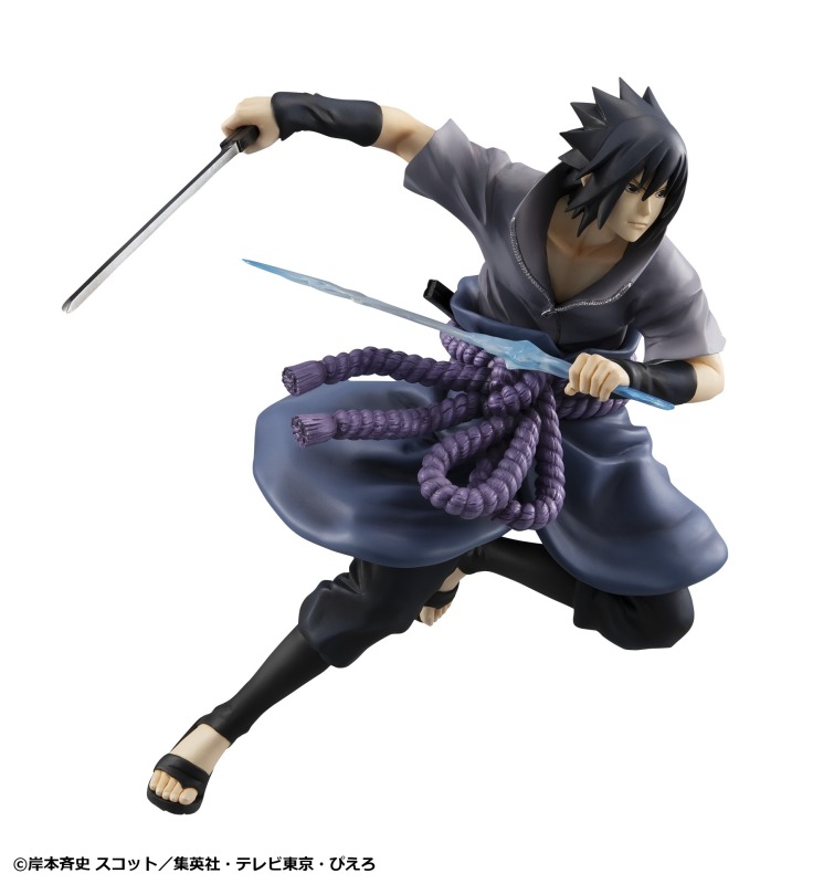 MegaHouse GEM Series NARUTO Shippuden Sasuke Uchiha Shinobi World War Ver Figure (Reissue)