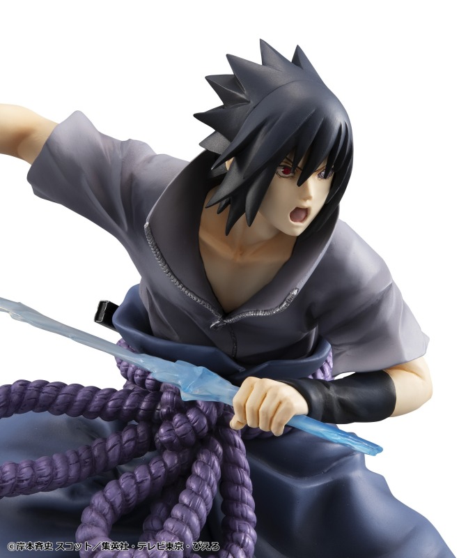 MegaHouse GEM Series NARUTO Shippuden Sasuke Uchiha Shinobi World War Ver Figure (Reissue)
