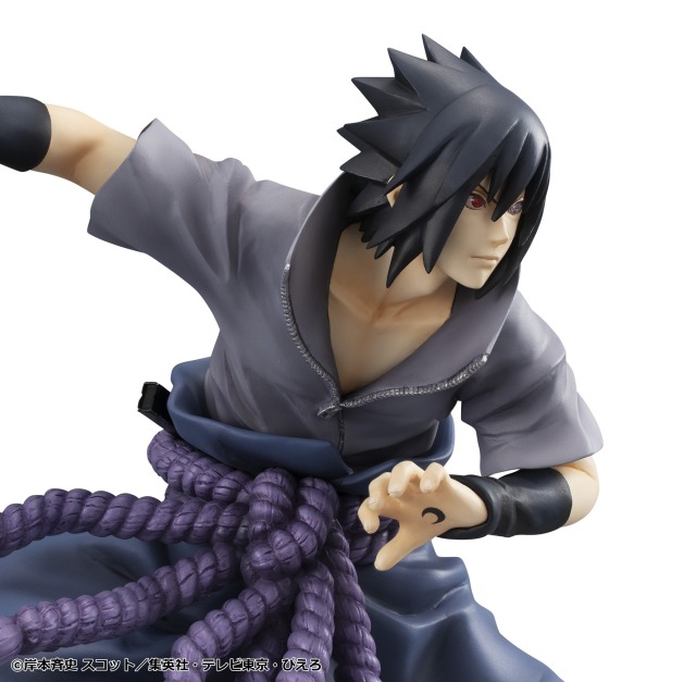 MegaHouse GEM Series NARUTO Shippuden Sasuke Uchiha Shinobi World War Ver Figure (Reissue)
