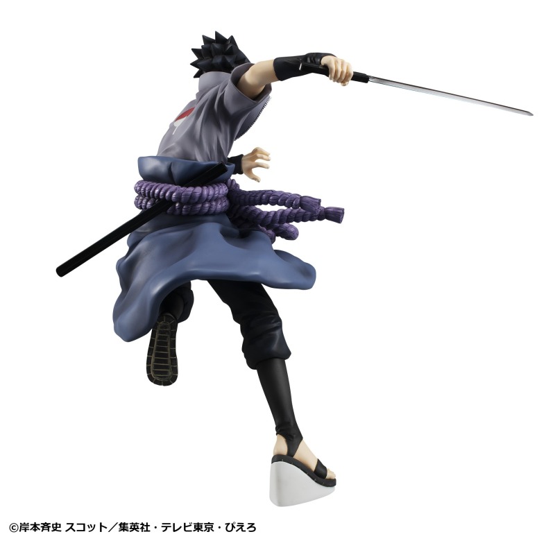MegaHouse GEM Series NARUTO Shippuden Sasuke Uchiha Shinobi World War Ver Figure (Reissue)