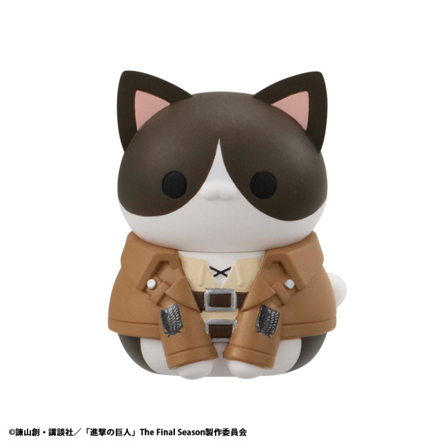 MegaHouse MEGA CAT PROJECT Attack on Titan Shingeki no Nyanko Survey Corps Group danyan 8 Pack BOX (Reissue)