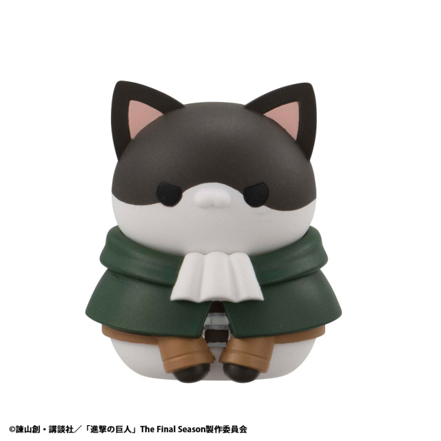 MegaHouse MEGA CAT PROJECT Attack on Titan Shingeki no Nyanko Survey Corps Group danyan 8 Pack BOX (Reissue)