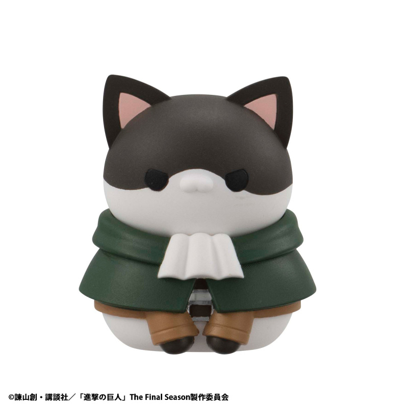 MegaHouse MEGA CAT PROJECT Attack on Titan Shingeki no Nyanko Survey Corps Group danyan 8 Pack BOX (Reissue)