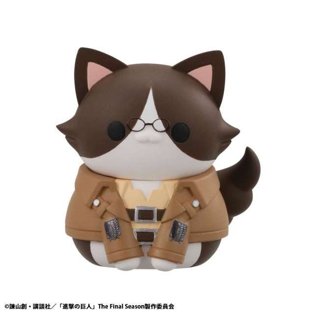 MegaHouse MEGA CAT PROJECT Attack on Titan Shingeki no Nyanko Survey Corps Group danyan 8 Pack BOX (Reissue)