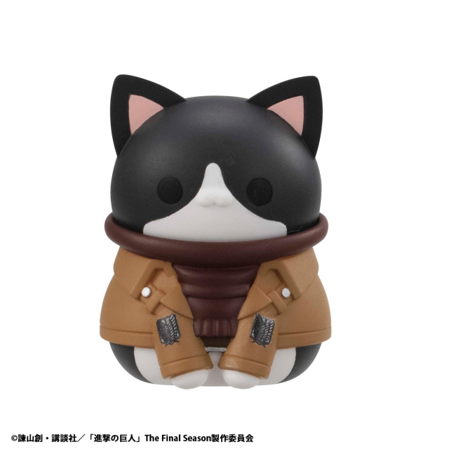 MegaHouse MEGA CAT PROJECT Attack on Titan Shingeki no Nyanko Survey Corps Group danyan 8 Pack BOX (Reissue)