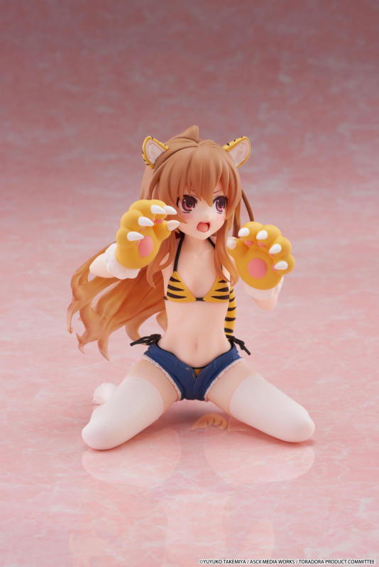TAITO Toradora Desktop Cute Figure Taiga Aisaka Tiger Swimsuit Ver