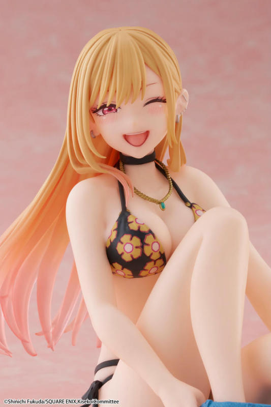 TAITO My Dress Up Darling Desktop Cute Figure Marin Kitagawa Swimsuit Measuring ver