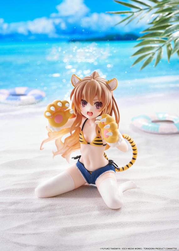 TAITO Toradora Desktop Cute Figure Taiga Aisaka Tiger Swimsuit Ver