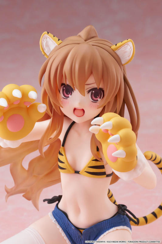TAITO Toradora Desktop Cute Figure Taiga Aisaka Tiger Swimsuit Ver