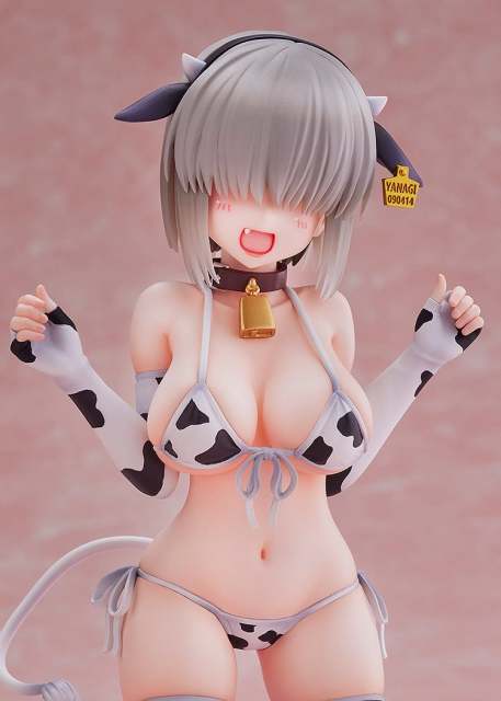 WAVE Uzaki-chan wa Asobitai! 2nd Season Yanagi Uzaki Cow Bikini 1/7 Scale Figure