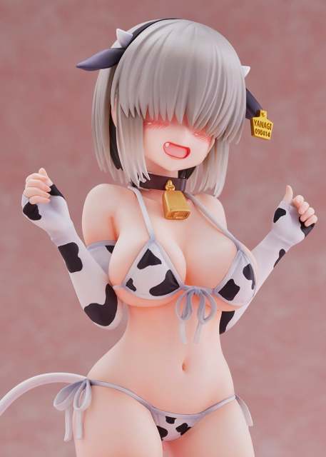 WAVE Uzaki-chan wa Asobitai! 2nd Season Yanagi Uzaki Cow Bikini 1/7 Scale Figure