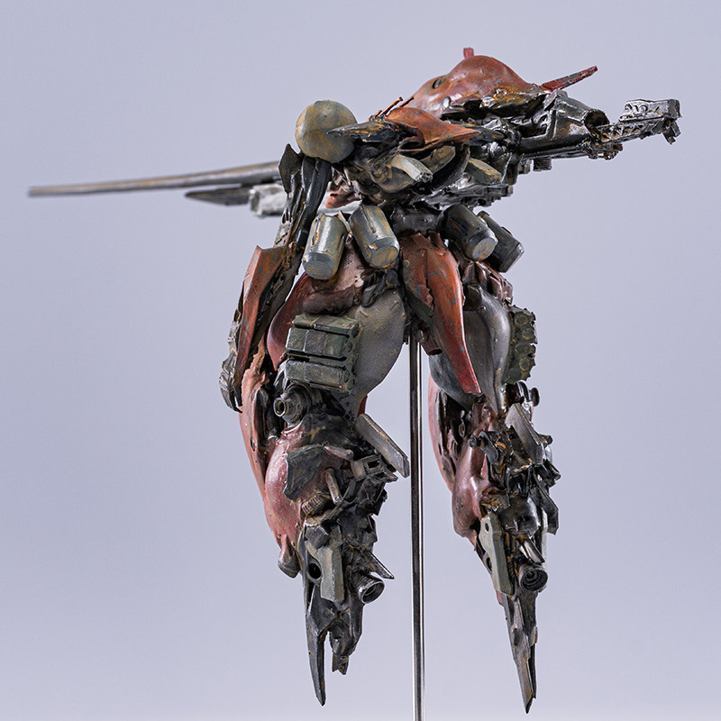 Manas SUM Zhe Si Ling Fine Snow Black Gold Ver. Original Mecha Art Statue