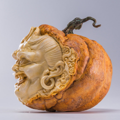 Manas SUM Pumpkin Black Gold Ver. Art Statue