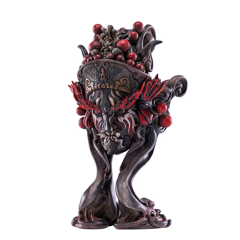 Manas SUM Iceberg Guan Jiang Shou Black Gold Ver. Art Statue
