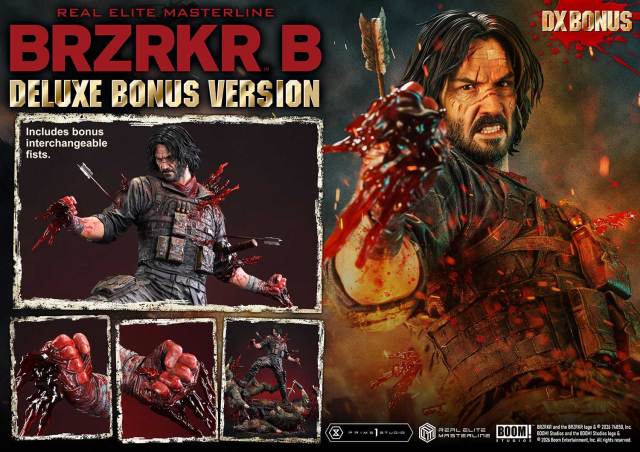 Prime 1 Studio Real Elite Masterline BRZRKR B 1/4 Scale Statue REMBZK-01 REMBZK-01DX REMBZK-01DXS