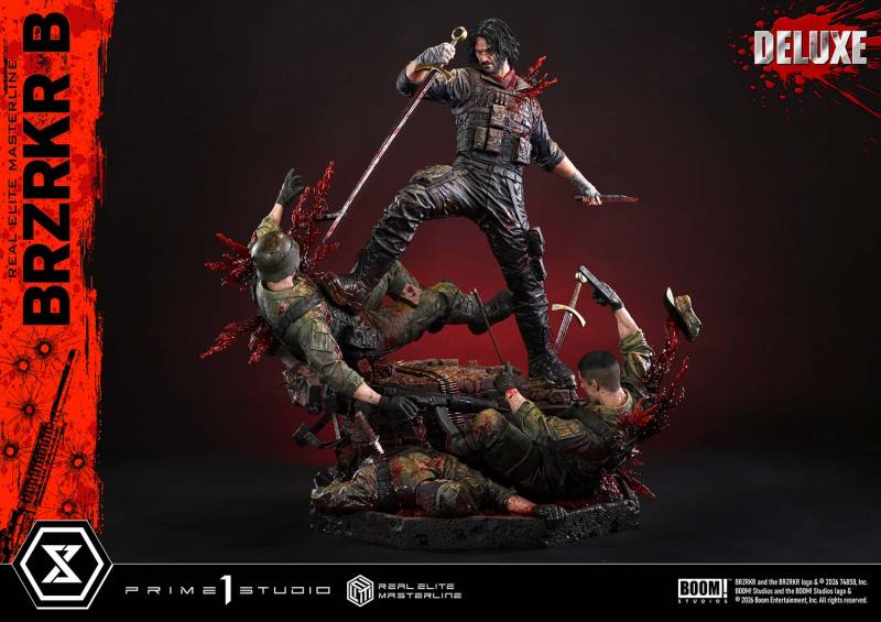 Prime 1 Studio Real Elite Masterline BRZRKR B 1/4 Scale Statue REMBZK-01 REMBZK-01DX REMBZK-01DXS