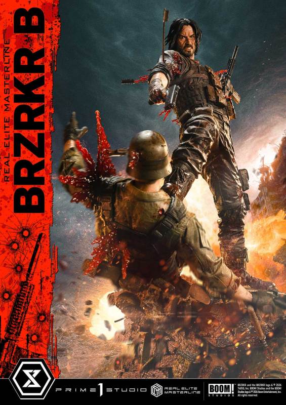 Prime 1 Studio Real Elite Masterline BRZRKR B 1/4 Scale Statue REMBZK-01 REMBZK-01DX REMBZK-01DXS