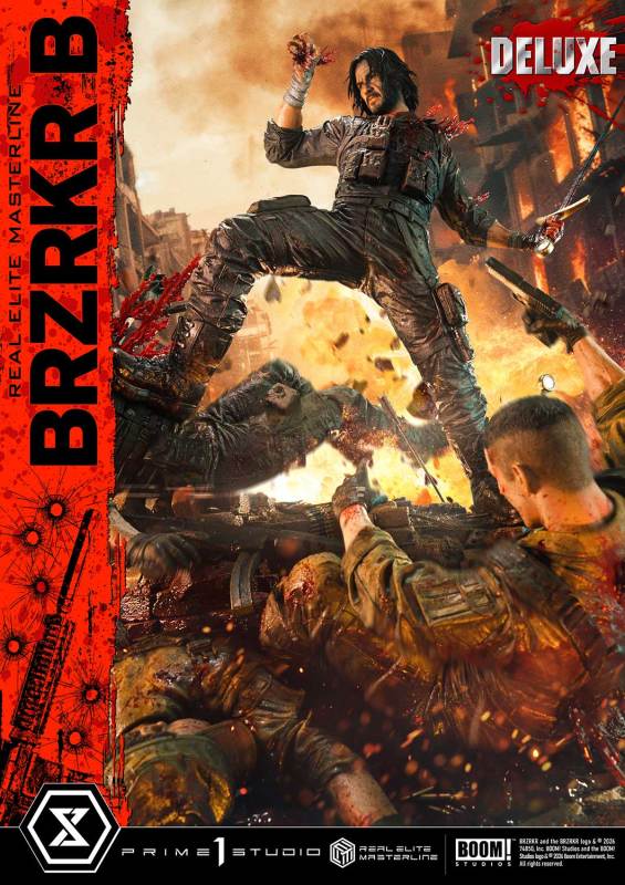 Prime 1 Studio Real Elite Masterline BRZRKR B 1/4 Scale Statue REMBZK-01 REMBZK-01DX REMBZK-01DXS
