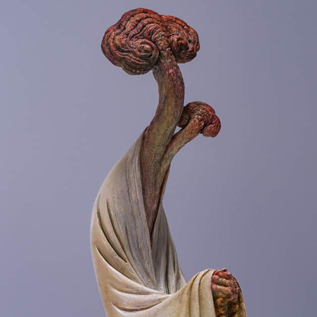 Manas SUM sheep Phantom Play Flesh Ganoderma Art Statue