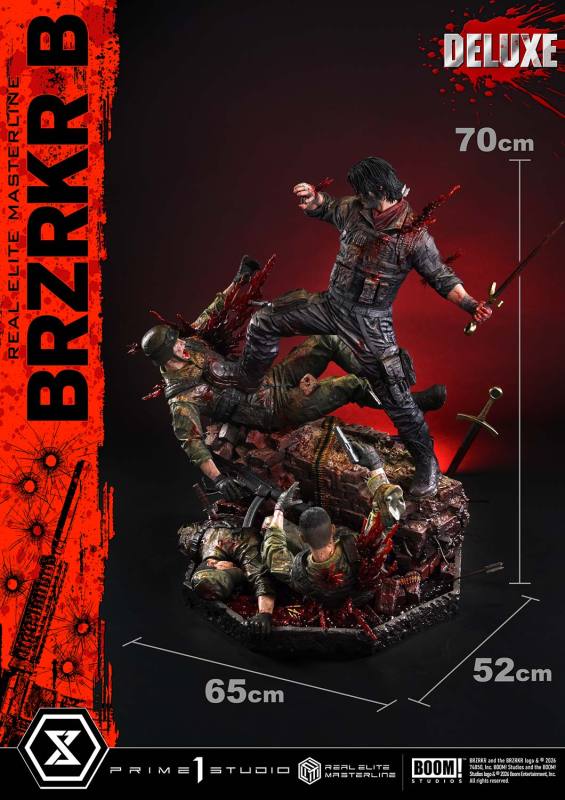Prime 1 Studio Real Elite Masterline BRZRKR B 1/4 Scale Statue REMBZK-01 REMBZK-01DX REMBZK-01DXS