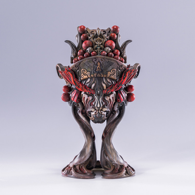 Manas SUM Iceberg Guan Jiang Shou Black Gold Ver. Art Statue