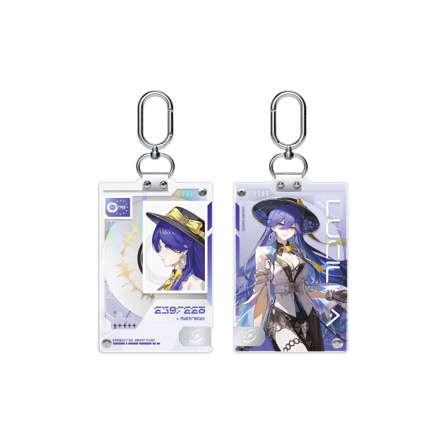 KURO GAMES Wuthering Waves Entry Permit Series ID Card Keychain Lucilla