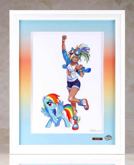 Kotobukiya Chara Fine Graph MY LITTLE PONY BISHOUJO Framed Art