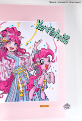 Kotobukiya Chara Fine Graph MY LITTLE PONY BISHOUJO Framed Art