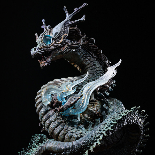 Manas SUM Seal of the Four Gods Azure Dragon Art Statue