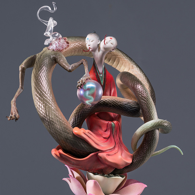 Manas SUM heep Zhulong Original Art Statue