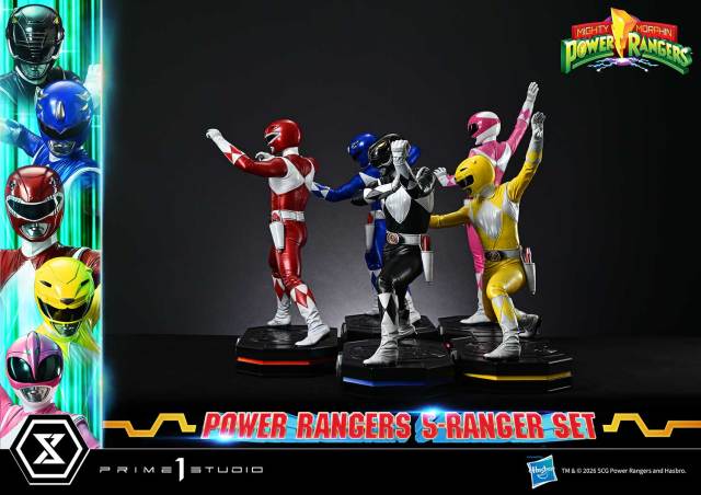 Prime 1 Studio Premium Masterline Mighty Morphin Power Rangers 5-Ranger Set PMPWR-01DX PMPWR-01DXS