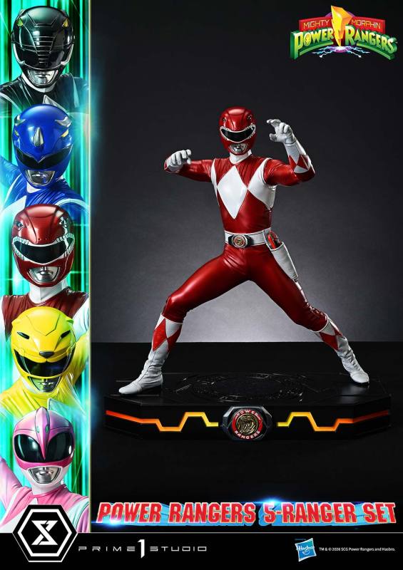 Prime 1 Studio Premium Masterline Mighty Morphin Power Rangers 5-Ranger Set PMPWR-01DX PMPWR-01DXS