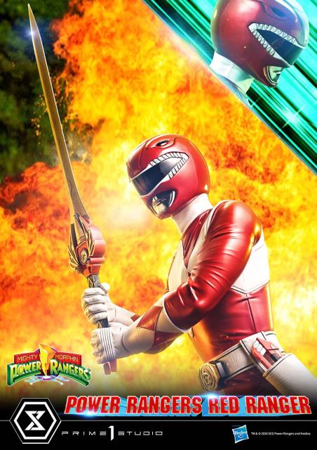Prime 1 Studio Premium Masterline Mighty Morphin Power Rangers Red Ranger PMPWR-02