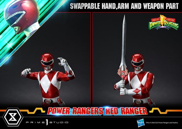 Prime 1 Studio Premium Masterline Mighty Morphin Power Rangers Red Ranger PMPWR-02