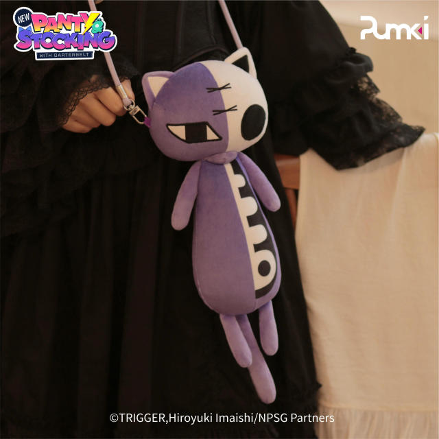 PUMKI New PANTY x STOCKING with GARTERBELT Honekoneko Plush Bag Single Cat