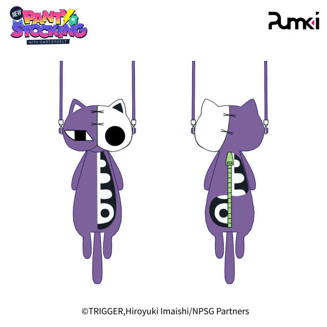 PUMKI New PANTY x STOCKING with GARTERBELT Honekoneko Plush Bag Single Cat