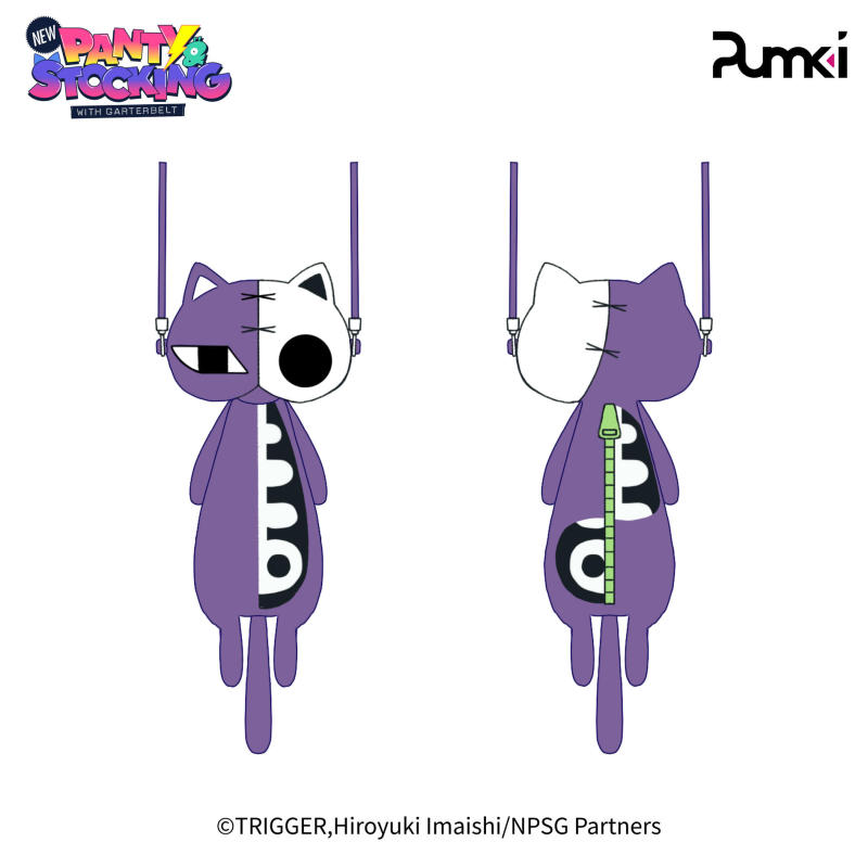 PUMKI New PANTY x STOCKING with GARTERBELT Honekoneko Plush Bag Single Cat
