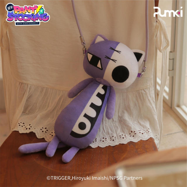 PUMKI New PANTY x STOCKING with GARTERBELT Honekoneko Plush Bag Single Cat