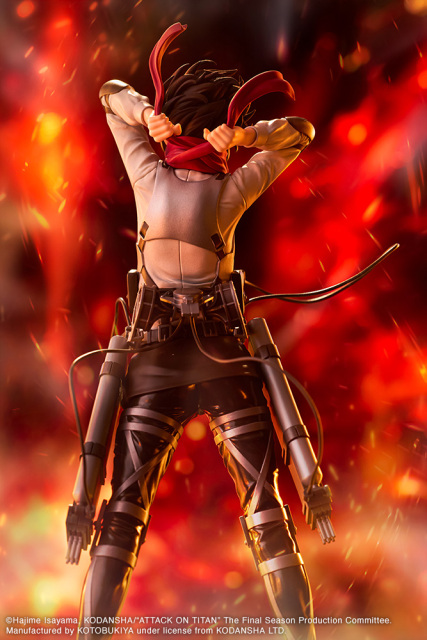 Kotobukiya OSHI WORKS Attack on Titan Mikasa Ackerman The Final Season ver. Non Scale Figure