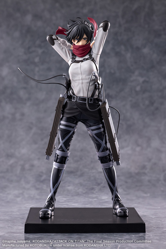 Kotobukiya OSHI WORKS Attack on Titan Mikasa Ackerman The Final Season ver. Non Scale Figure