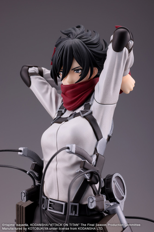 Kotobukiya OSHI WORKS Attack on Titan Mikasa Ackerman The Final Season ver. Non Scale Figure
