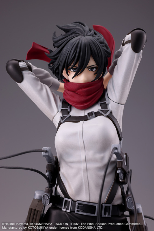 Kotobukiya OSHI WORKS Attack on Titan Mikasa Ackerman The Final Season ver. Non Scale Figure