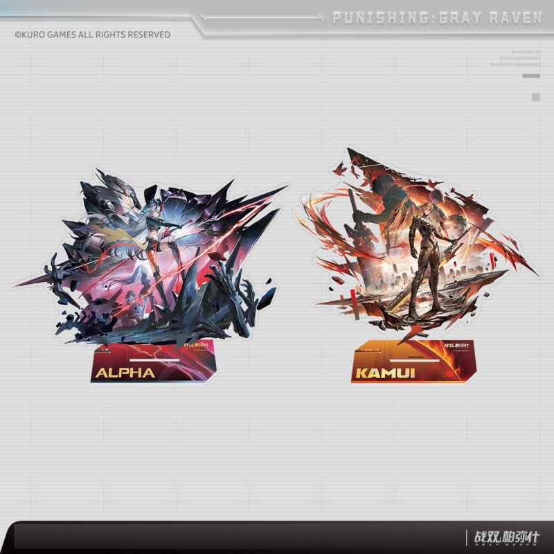 KURO GAMES Punishing Gray Raven Frame Theme Scene Illustration Stand