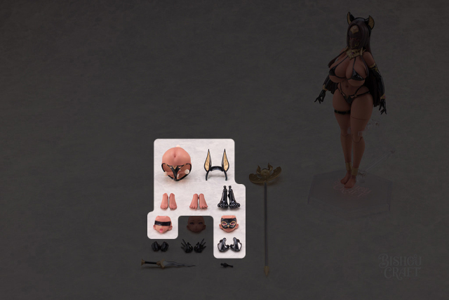 BISHOUCRAFT Isekai Emaki Egyptian Goddess 1/12 Action Figure + Accessory Pack