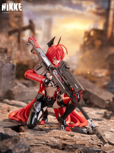 He Mo Xian Goddess of Victory NIKKE Red Hood 1/12 Scale Plastic Model Kit (Bonus)