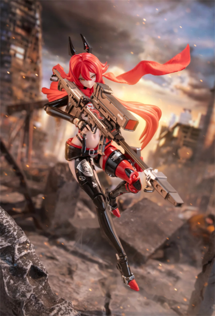 He Mo Xian Goddess of Victory NIKKE Red Hood 1/12 Scale Plastic Model Kit (Bonus)