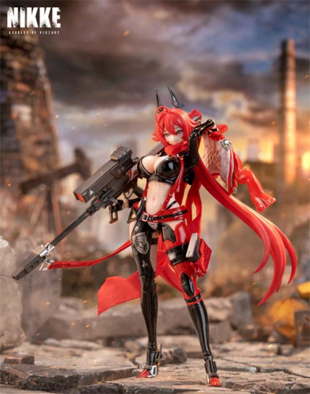He Mo Xian Goddess of Victory NIKKE Red Hood 1/12 Scale Plastic Model Kit (Bonus)